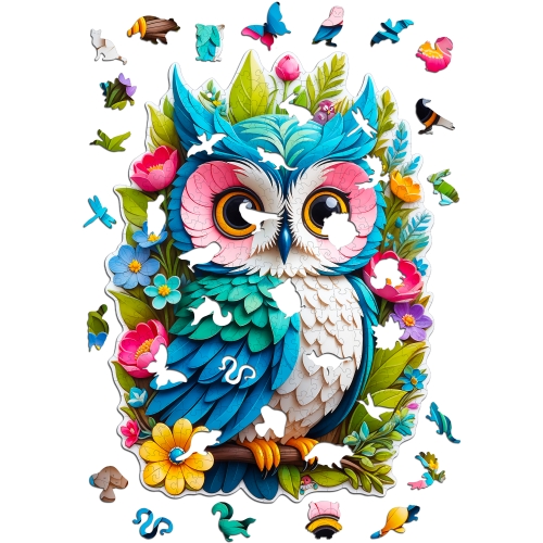 Puzzle drewniane SOWA 305 ELEMENTÓW